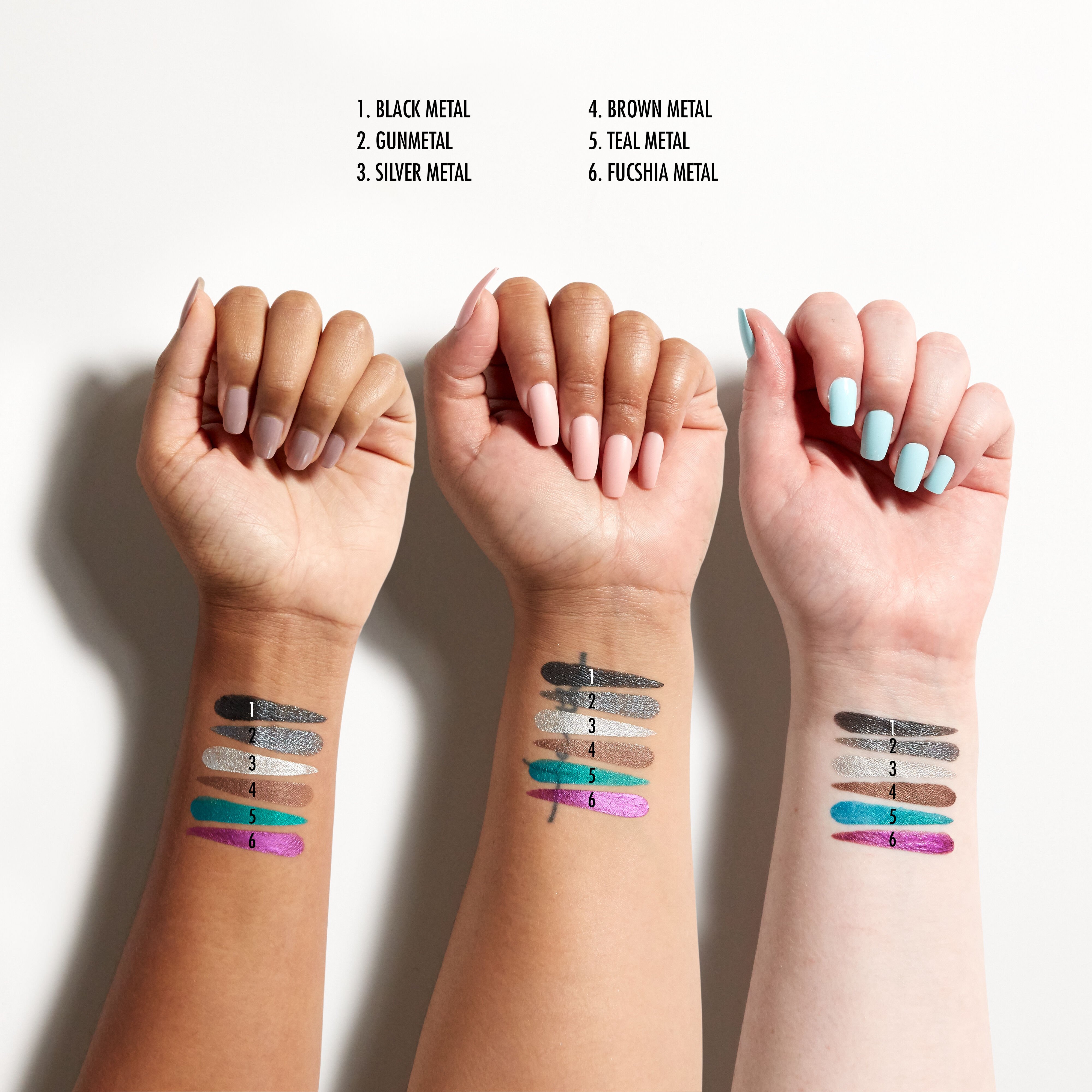 Metallic liquid shop eyeliner